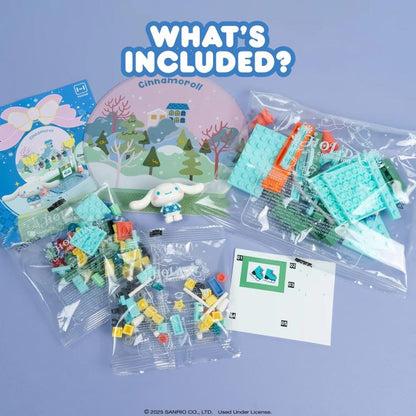Hamee Sanrio Hello Kitty and Friends Holiday Collection Cinnamoroll Building Block Set - View 5