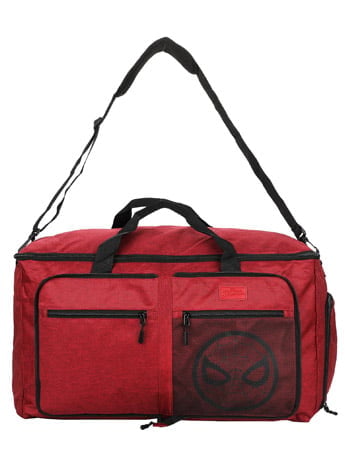 Bioworld Marvel Spider-Man Logo Packable Dufflebag, 11-Inch Nylon