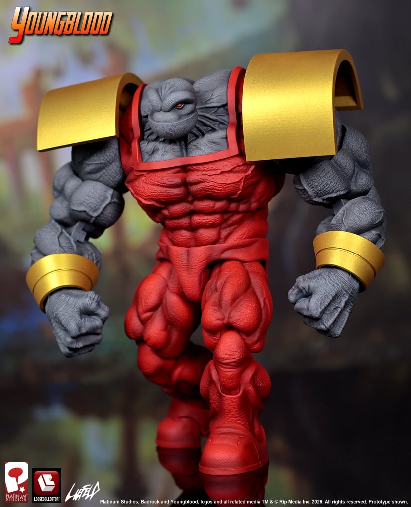 LooseCollector Rob Liefeld's Youngblood Badrock 1/12 Scale Action Figure, 9.5-Inch - View 8