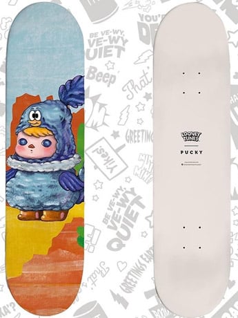 Soap Studio Looney Tunes Get Animated Road Runner Pucky Wooden Skateboard Deck