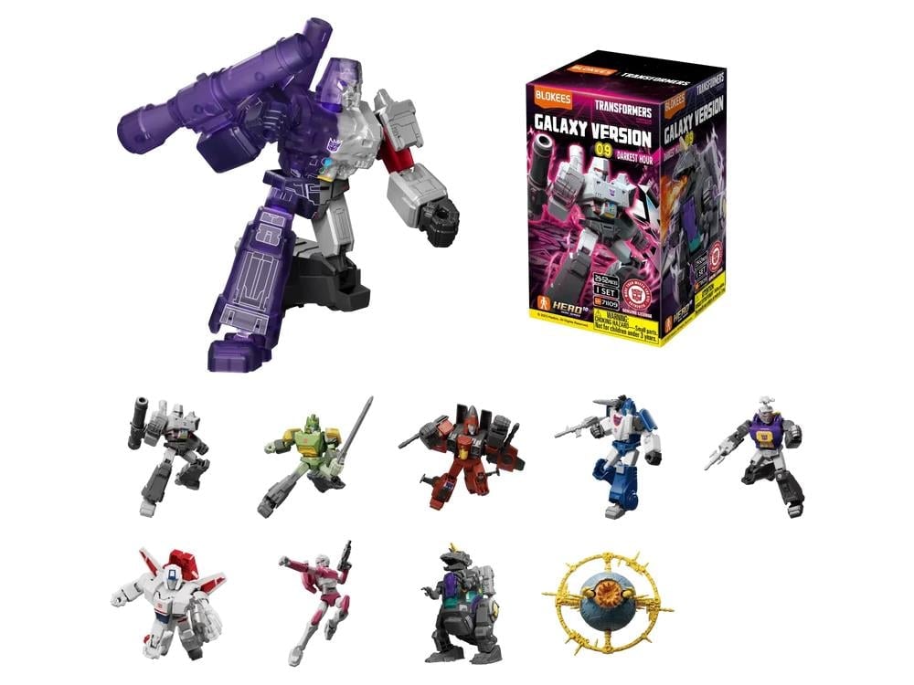 Blokees Transformers Galaxy Version 09 Darkest Hour Boxed Set of 9 Model Kits - View 2