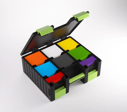 Gamegenic Game Castle (Black/Green) Storage Box for Board Games - View 11