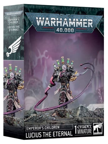 Games Workshop Warhammer 40,000 Emperor's Children Lucius the Eternal Citadel Plastic Miniature