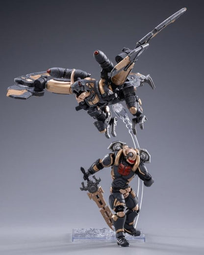 JoyToy Battle for the Stars Saluk Flame Dragon Cavalry Shadow 1/18 Scale Set - View 5