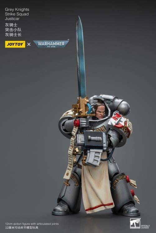 JoyToy Warhammer 40K Grey Knights Strike Squad Justicar 1/18 Scale Action Figure - View 7