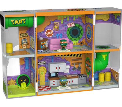 Funko Teenage Mutant Ninja Turtles Bitty Pop! Bitty Box Sewer Lair with Michelangelo and Leonardo - View 3