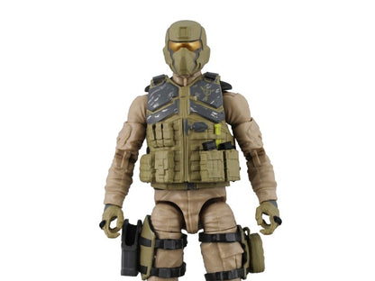 Valaverse Action Force Desert Steel Brigade 1/12 Scale Plastic Figure - View 2