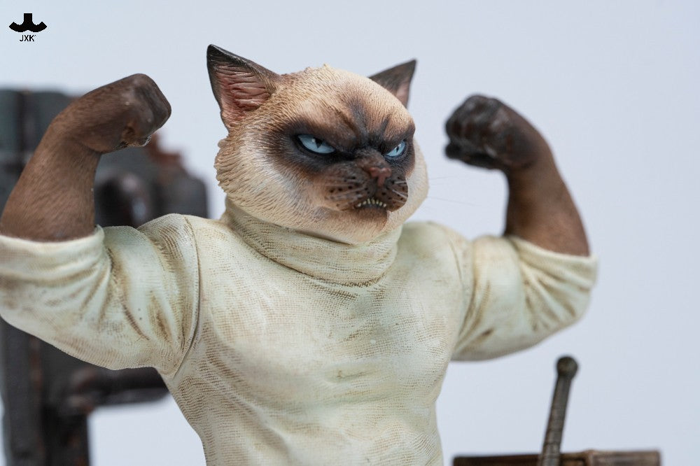 JxK.Studio Gangster Cat Enforcer Rocky 6-Inch Resin Figure - View 9