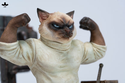 JxK.Studio Gangster Cat Enforcer Rocky 6-Inch Resin Figure - View 9