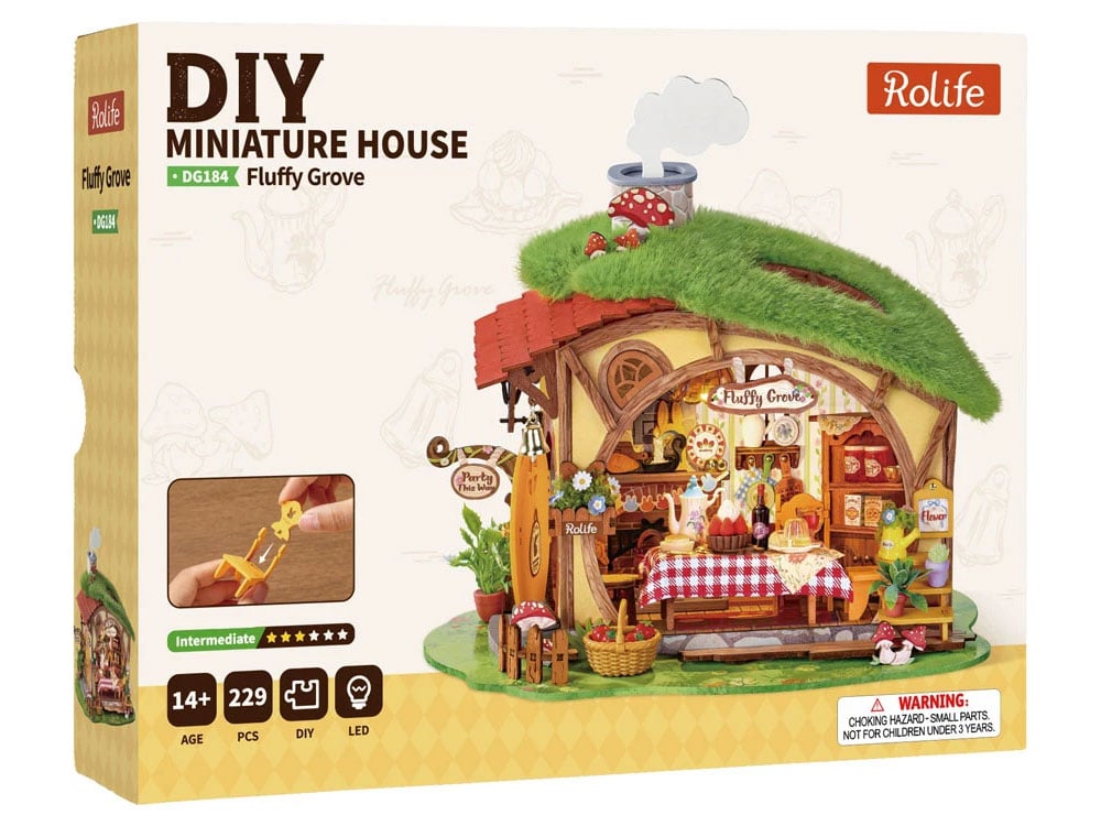 Rolife Fluffy Grove DIY Miniature House Build-It-Yourself Model Kit - View 2