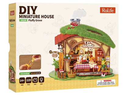 Rolife Fluffy Grove DIY Miniature House Build-It-Yourself Model Kit - View 2