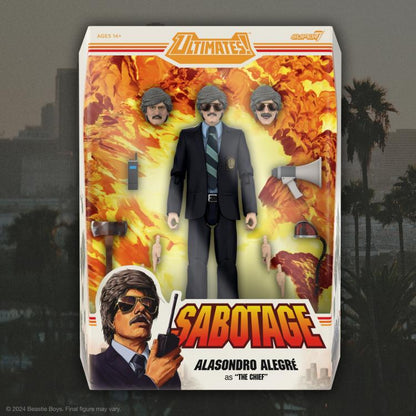 Super7 Beastie Boys Ultimates Alasondro Alegre Sabotage Action Figure - View 6