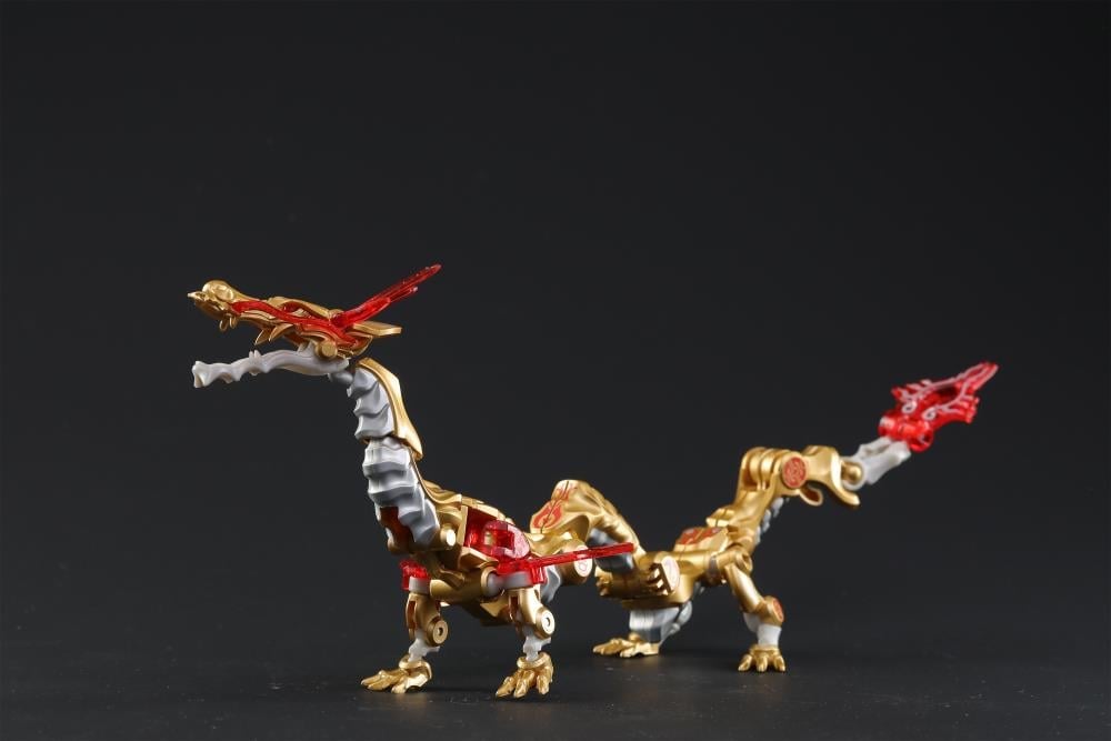 52Toys InfinityBOX IB-04 Golden Dragon Collectible (5.9-Inch) - View 3