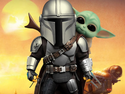 Beast Kingdom Egg Attack Action EAA-111 Star Wars The Mandalorian & The Child Duo Pack - View 2