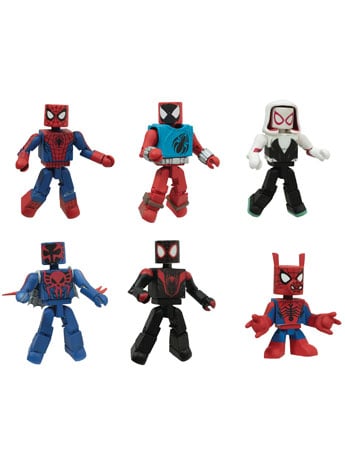 Diamond Select Toys Marvel Minimates Spider-Man: Spiderverse Deluxe Box Set of 2-Inch Figures