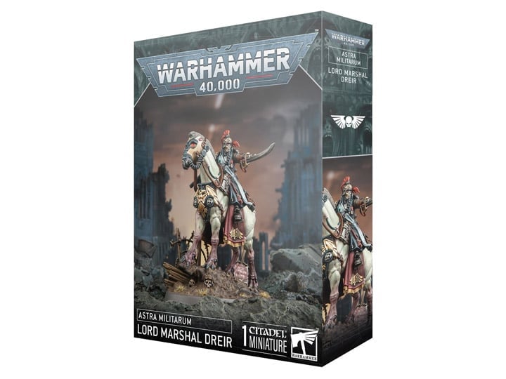 Games Workshop Warhammer 40,000 Astra Militarum Lord Marshal Dreir Citadel Plastic Miniature - View 2