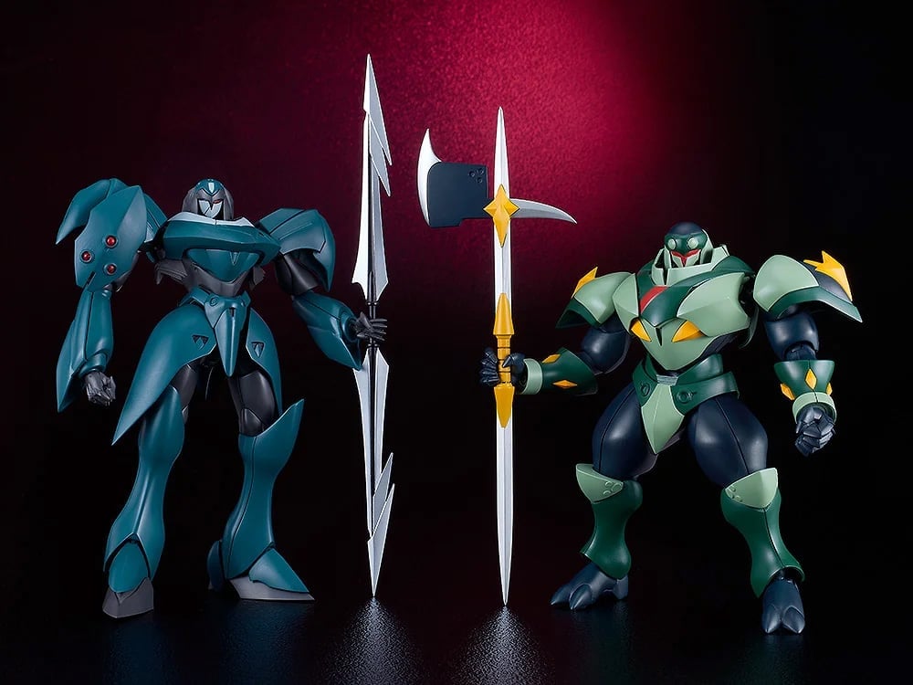Good Smile Tekkaman Blade Moderoid Tekkaman Dagger and Tekkaman Axe Model Kit Set - View 2