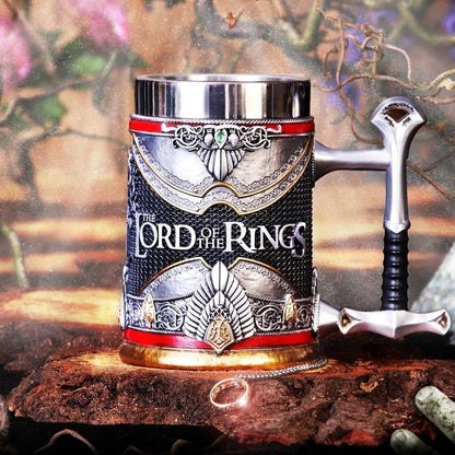 Nemesis Now The Lord of the Rings Aragorn Tankard (6.1-Inch Resin and Steel) - View 10
