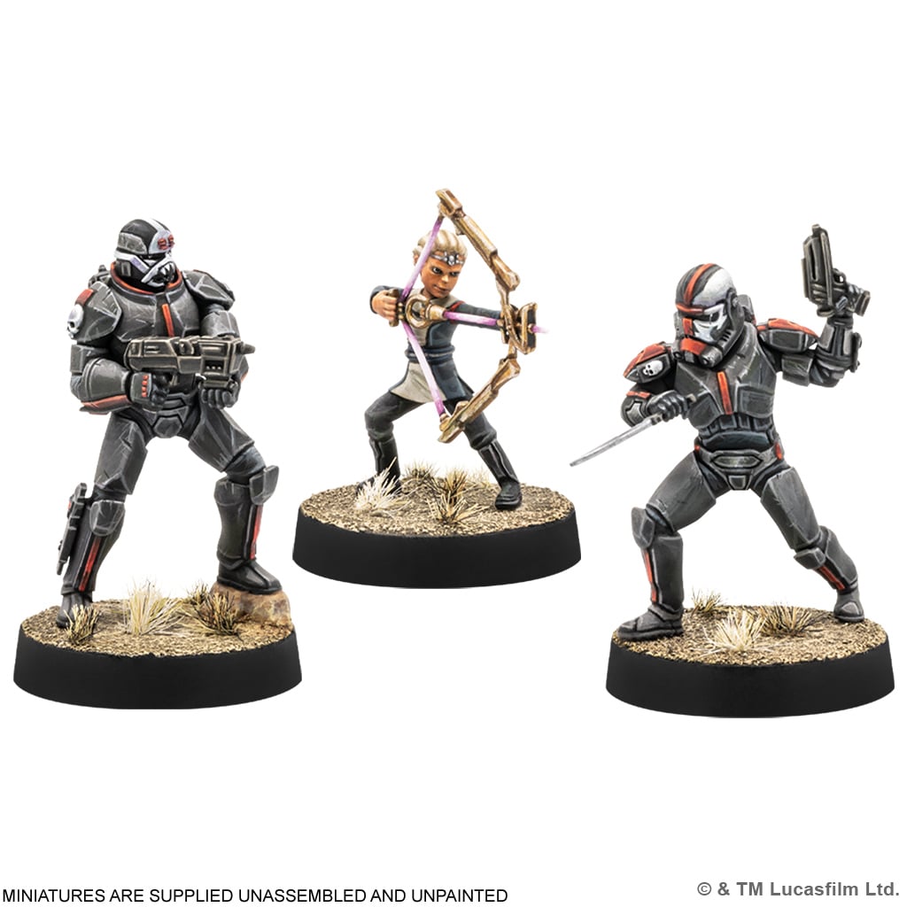 Atomic Mass Games Star Wars: Legion The Bad Batch Plastic Miniatures with Hunter, Tech, Crosshair, Wrecker - View 5