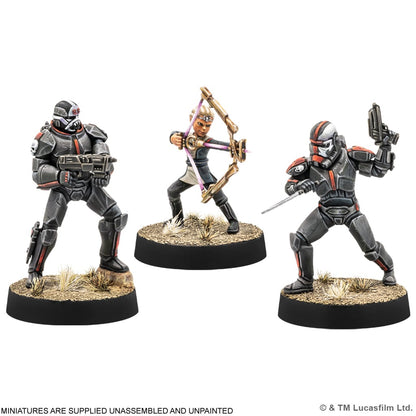 Atomic Mass Games Star Wars: Legion The Bad Batch Plastic Miniatures with Hunter, Tech, Crosshair, Wrecker - View 5