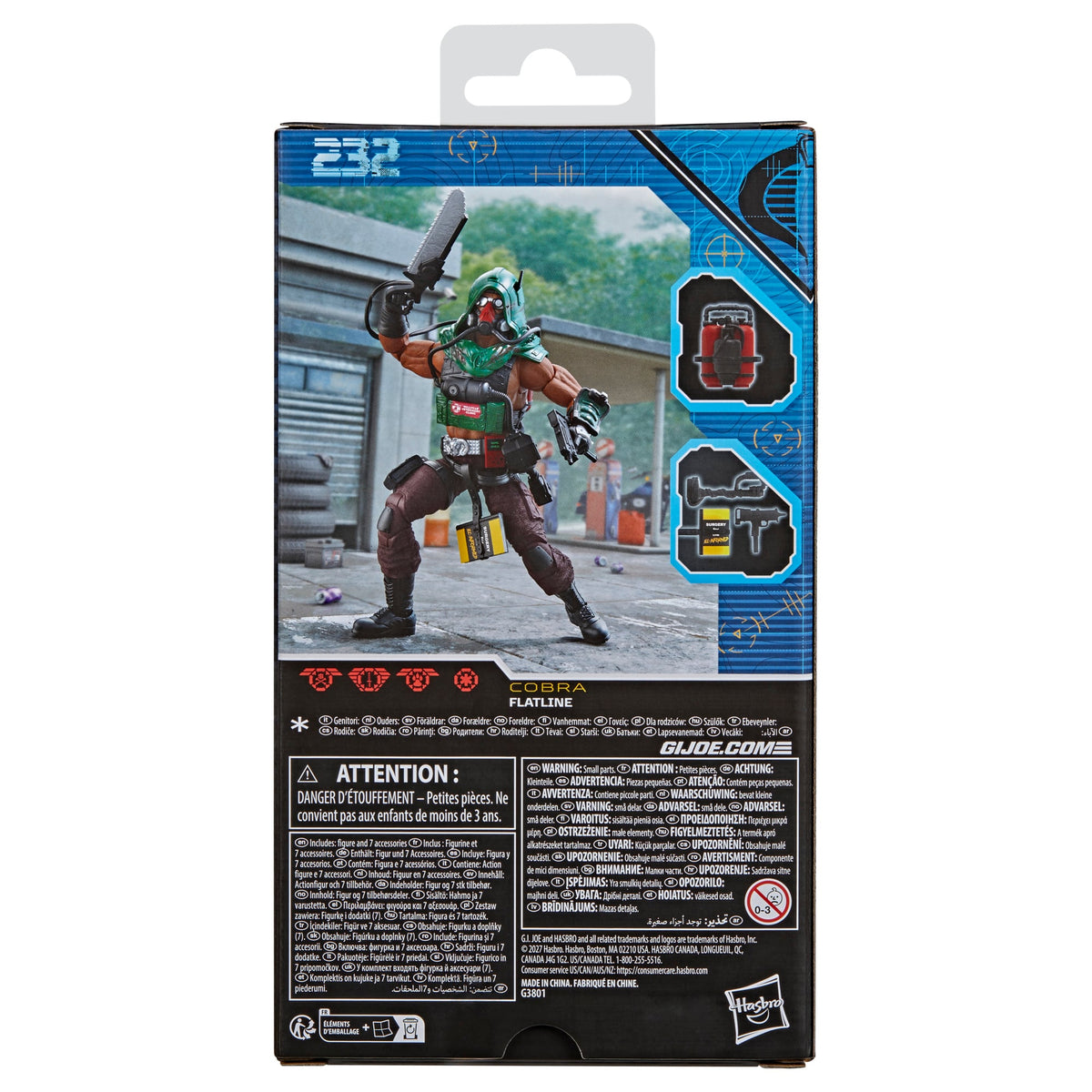 Hasbro G.I. Joe Classified Series #232 Flatline Action Figure - View 26