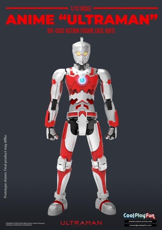 CoolPlayFun Ultraman (Ace Suit Ver.) 1/12 Scale Action Figure 6-Inch - View 3