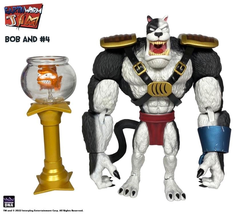Premium DNA Earthworm Jim Bob the Killer Goldfish and #4 1/12 Scale Figure Set - View 8