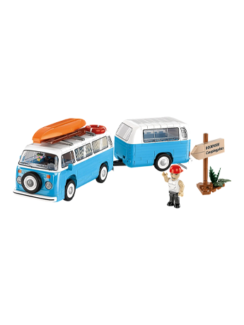 COBI Volkswagen Camper Van 1/35 Scale Building Block Set 5.9-Inch