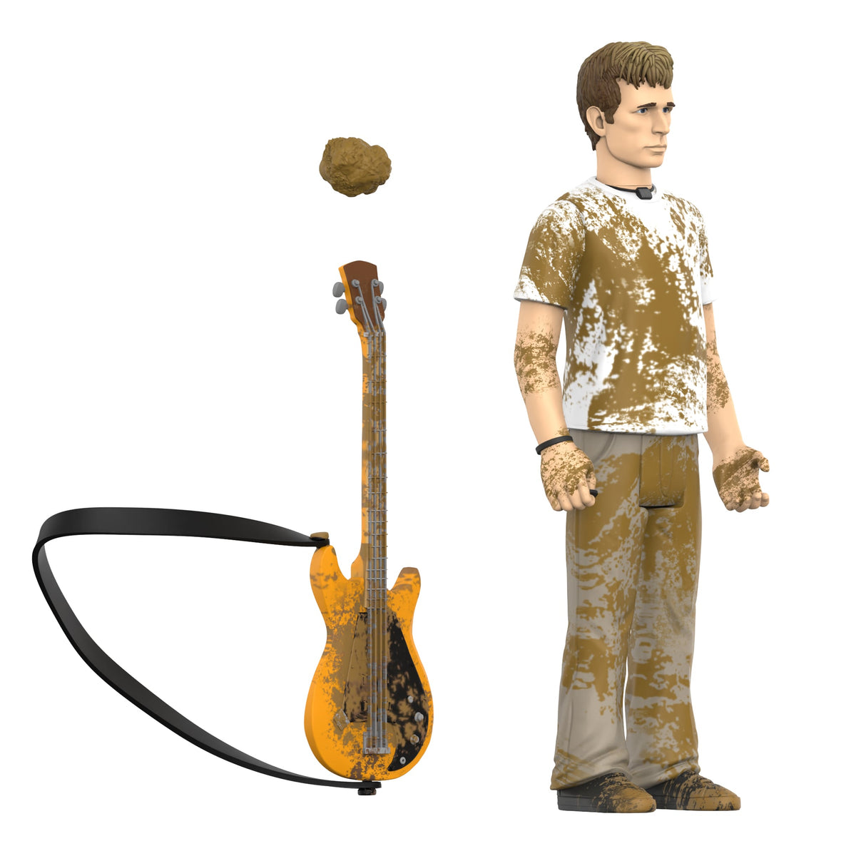 Super7 Green Day ReAction Mike Dirnt (Mud Fight) Action Figure - View 4