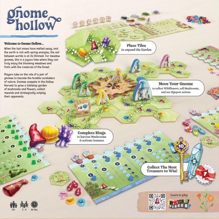 USAopoly Gnome Hollow Tabletop Board Game for Game Night - View 6