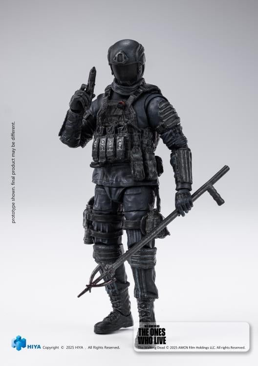 Hiya Toys The Walking Dead: The Ones Who Lived Exquisite Mini Series Civic Republic Military Soldier 1/18 Scale Action Figure - View 10