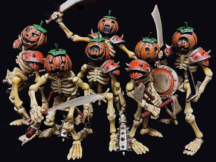 GhostRabbit YoToToY Redemption Skeletons Night Tricksters Set of 6 Skeleton Figures, 7.28-Inch - View 2