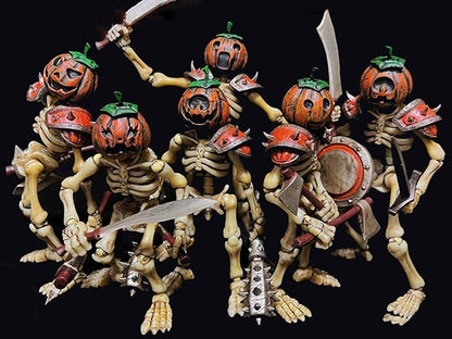GhostRabbit YoToToY Redemption Skeletons Night Tricksters Set of 6 Skeleton Figures, 7.28-Inch - View 2