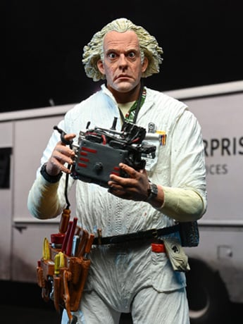 NECA Back to the Future Ultimate Doc Brown (Hazmat Suit) Action Figure