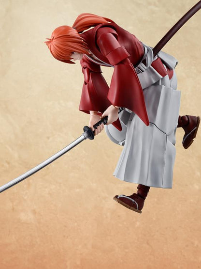 Bandai S.H.Figuarts Rurouni Kenshin: Meiji Swordsman Romantic Story Kenshin Himura 5.3-Inch Action Figure - View 7