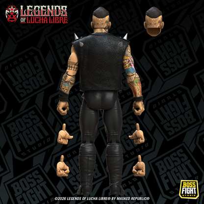 Boss Fight Studio Legends of Lucha Libre Fanaticos Vampiro (Coffin Box Resurrected) Action Figure - View 9