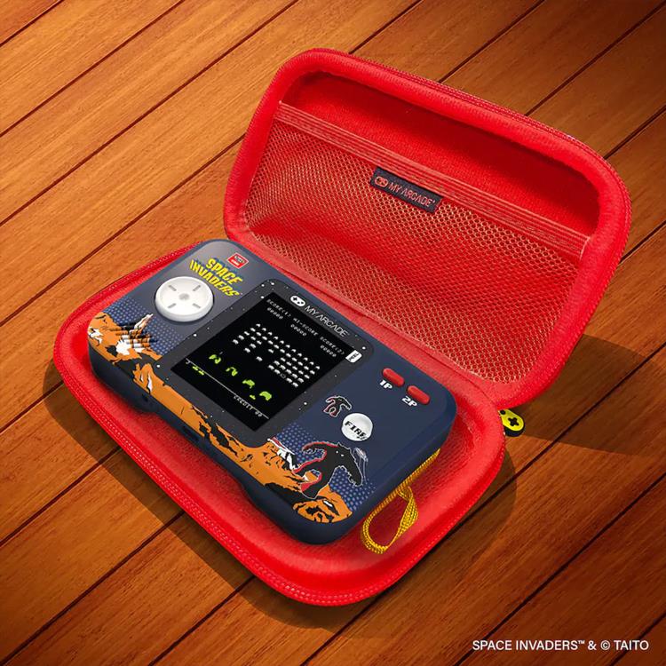 My Arcade Space Invaders Pocket Player Pro with Travel Case Retro Handheld Game - View 3