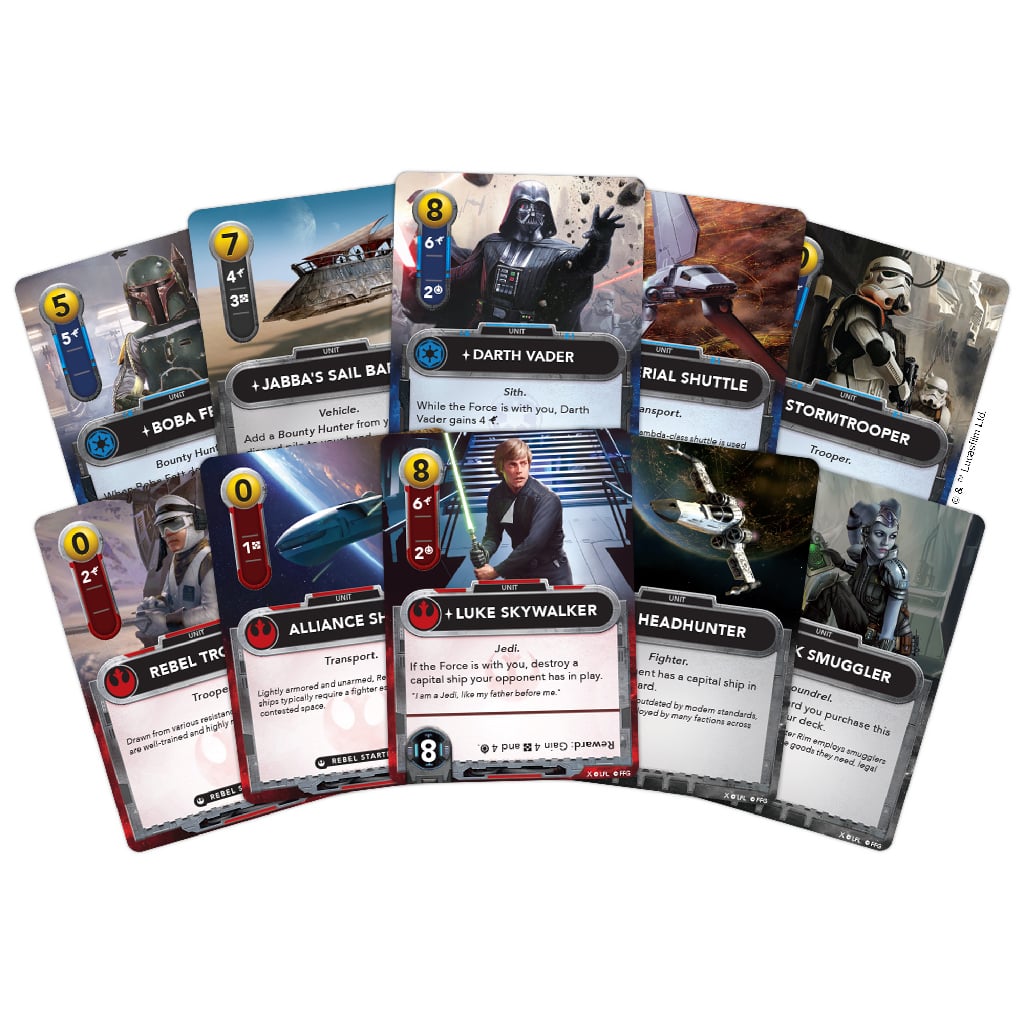 Fantasy Flight Publishing Star Wars: The Deckbuilding Game with Darth Vader and Luke Skywalker - View 4