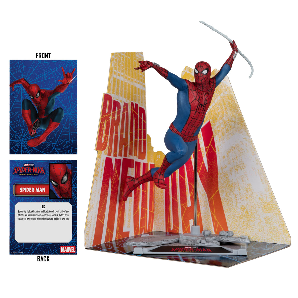 McFarlane Toys Spider-Man: Brand New Day Spider-Man 1/10 Scale Plastic Figure - View 7