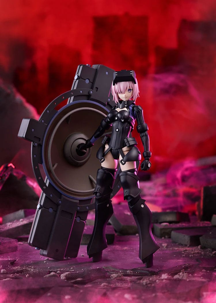 Max Factory Fate/Grand Order Plamatea Shielder/Mash Kyrielight (Ortinax) 6.5-Inch Plastic Model Kit - View 3