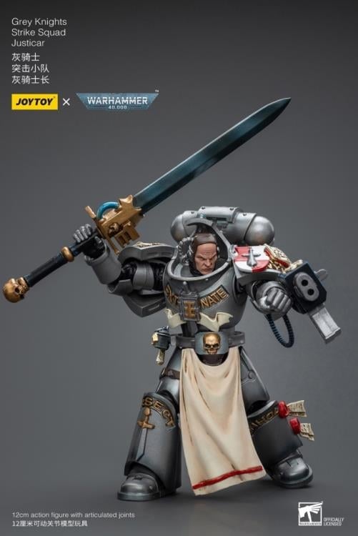JoyToy Warhammer 40K Grey Knights Strike Squad Justicar 1/18 Scale Action Figure - View 8