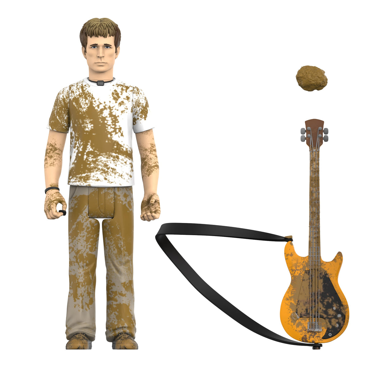 Super7 Green Day ReAction Mike Dirnt (Mud Fight) Action Figure - View 3