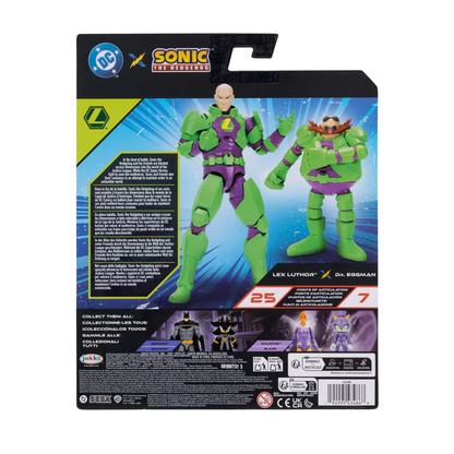 Jakks Pacific DC Comics x Sonic the Hedgehog Dr. Eggman & Lex Luthor Action Figure Two-Pack - View 6