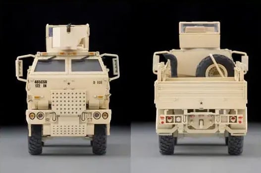 Tomytec M1078 "War Pig" Gun Truck 1/64 Scale Model - View 8