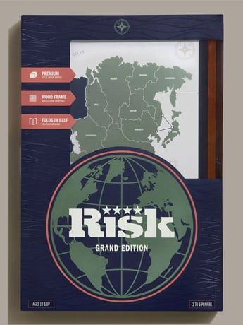 WS Game Company Risk Grand Folding Edition Strategy Board Game