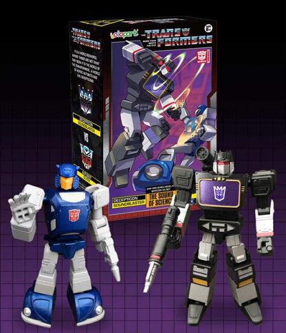 Yolopark Transformers Soundblaster vs. Glyph BotCon 2025 Exclusive Advanced Model Kit Set in Plastic - View 3