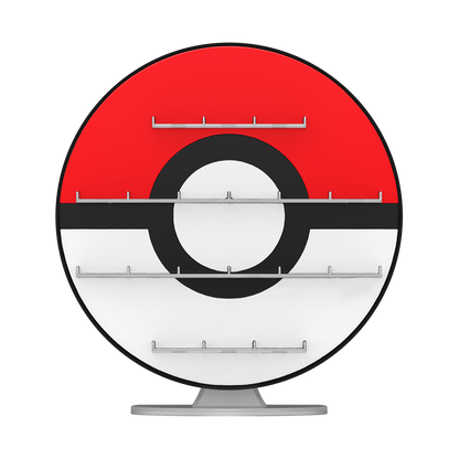 Funko Pokemon Bitty Pop! Poke Ball Display Shelf with Dragonite, Meowth and Eevee Figures - View 3