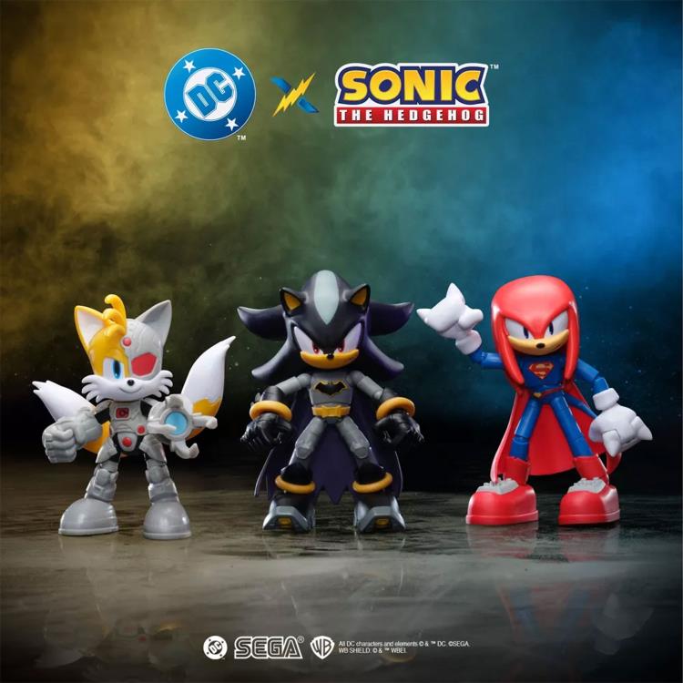 Jakks Pacific DC x Sonic the Hedgehog 5-Inch Scale Set of 3 Action Figures - View 3