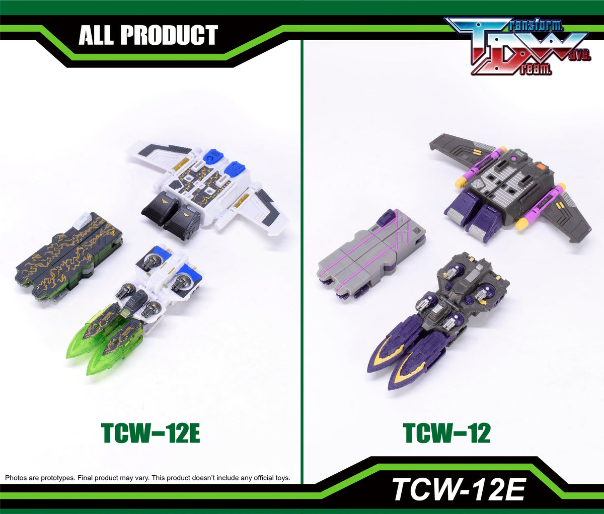 Transform Dream Wave TCW-12E Upgrade Kit in ABS and PVC - View 7