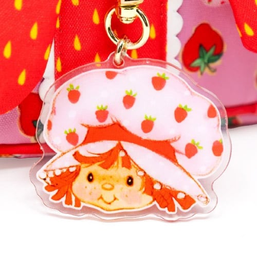 Whatever Strawberry Shortcake Dufflette Crossbody Bag, 5-Inch Cotton and Polyurethane - View 5